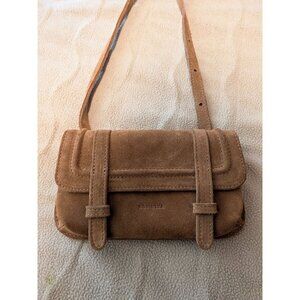 Novinska Belt Bag Crossbody handbag Suede MSRP $195